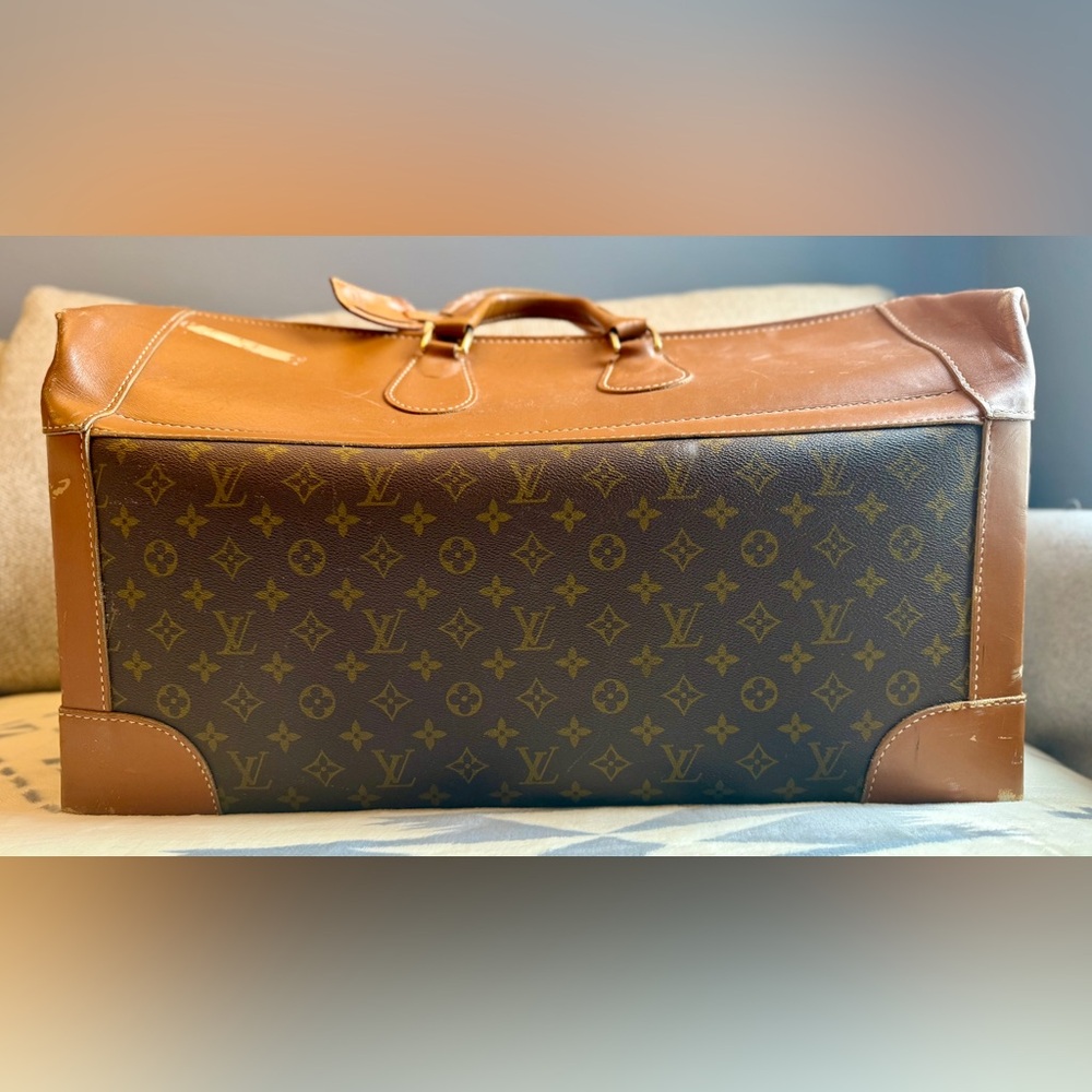 Vintage Louis Vuitton Monogram Travel Bag Steamer Doctors Bag - Rare 1970’s - Picture 3 of 14